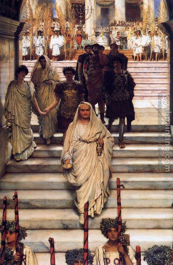 Sir Lawrence Alma-Tadema : The Triumph of Titus